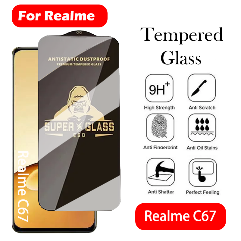 Realme C67 - KingKong Gorilla vidrio templado para Realme