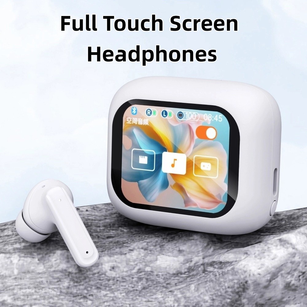 Earbuds Anc Wireless - Auriculares Bluetooth 5,4 con pantalla completamente