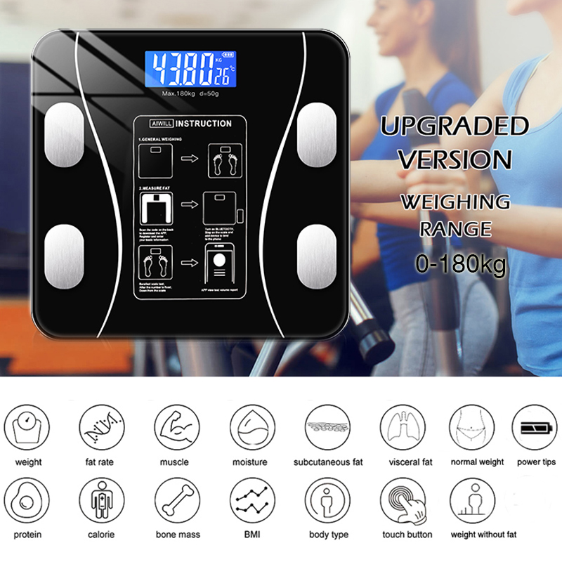 Báscula de grasa corporal Blue - Body Fat Scale Smart reseña y precio