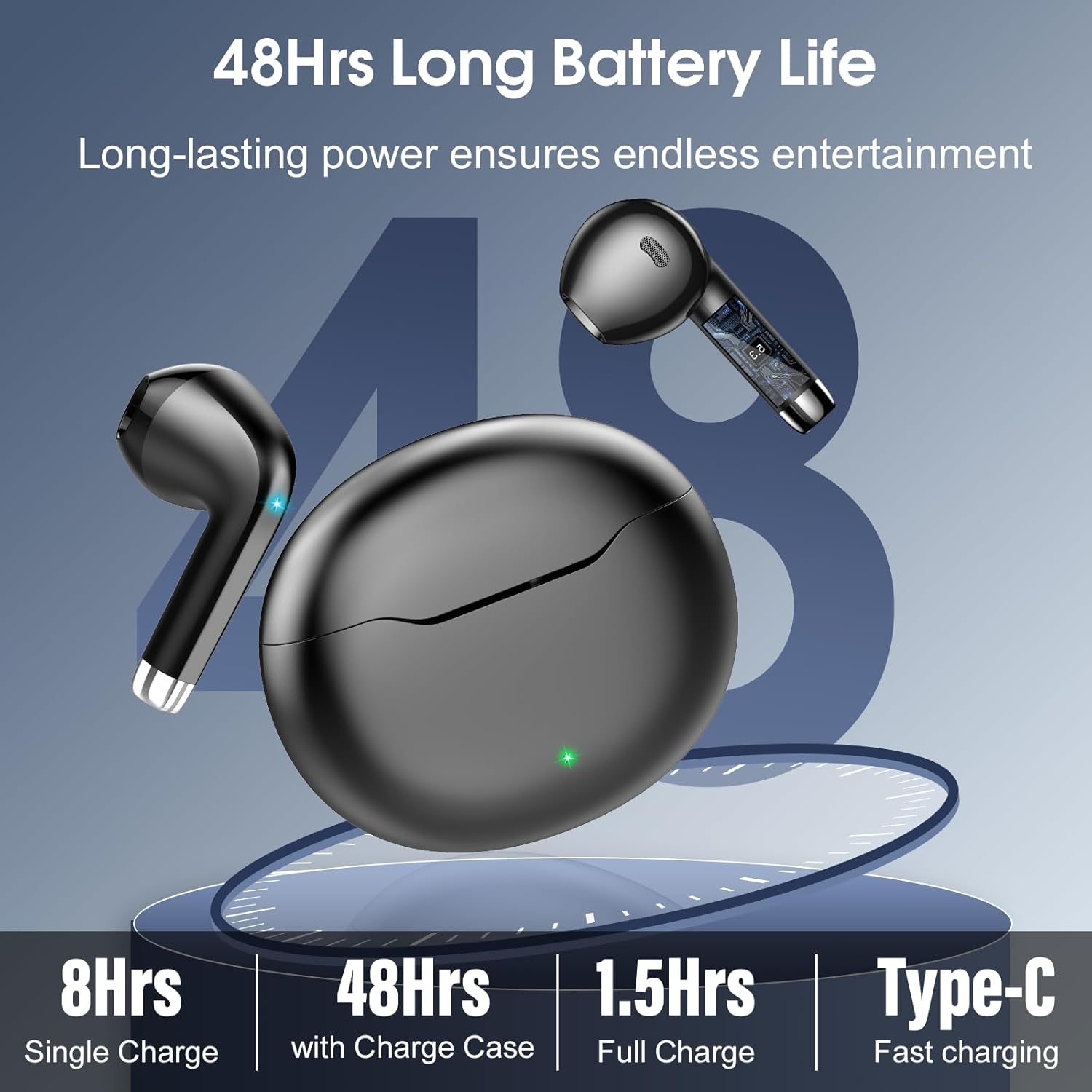 Auriculares inalámbricos T6 Bl - Earbuds Anc Wireless reseña y precio