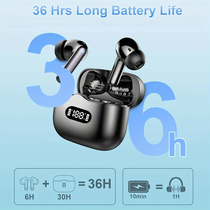 UYUXIO auriculares inalámbrico - Earbuds Anc Wireless reseña y precio