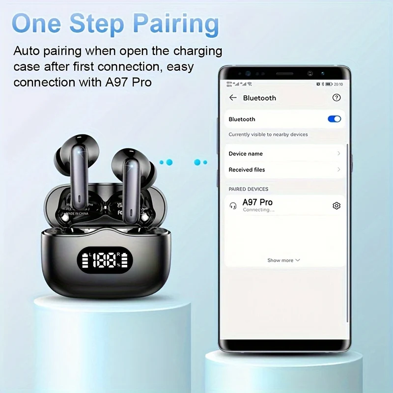 UYUXIO auriculares inalámbrico - Earbuds Anc Wireless reseña y precio
