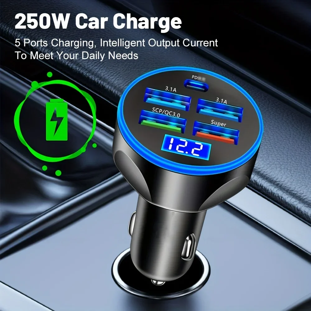 Cargador de coche de carga súp - Election Electronics & Gadgets Store Woocommerce Theme reseña y precio